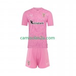 Camisolas de futebol Athletic Bilbao Guarda Redes Criança Equipamento Alternativa 2025/26 Manga Curta